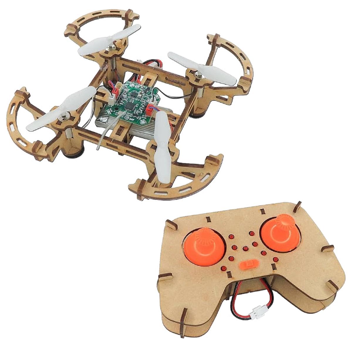 XYQ 2 DIY Drone Quadcopter Wooden Assembly Kit