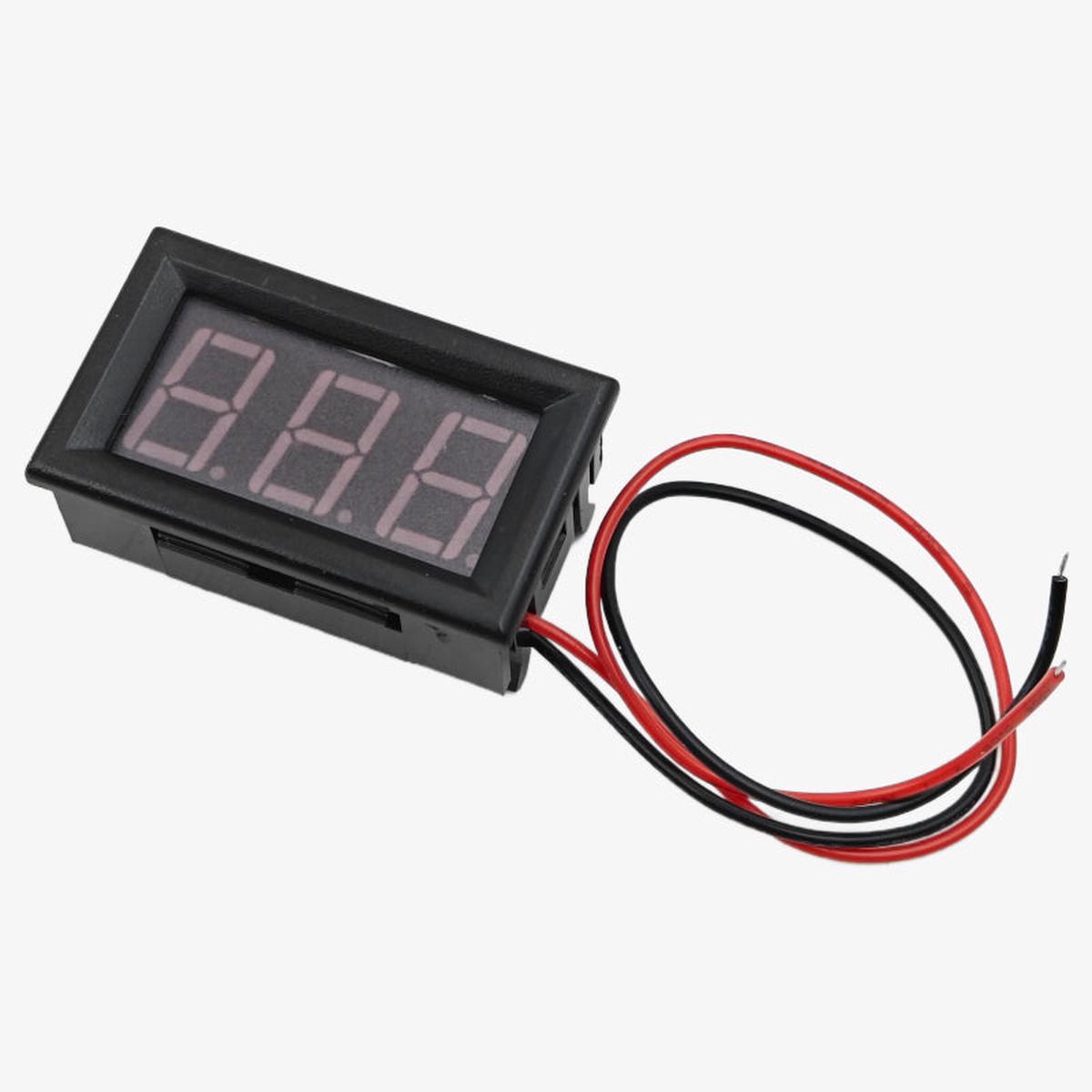 0.56 inch 0-100V DC Blue LED Two-Wire Digital Voltmeter Module