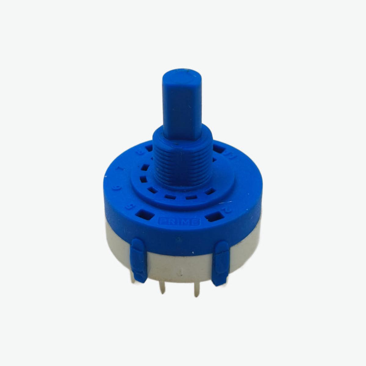 1 Pole 12 Way 26mm Rotary Switch - 5A 250V AC