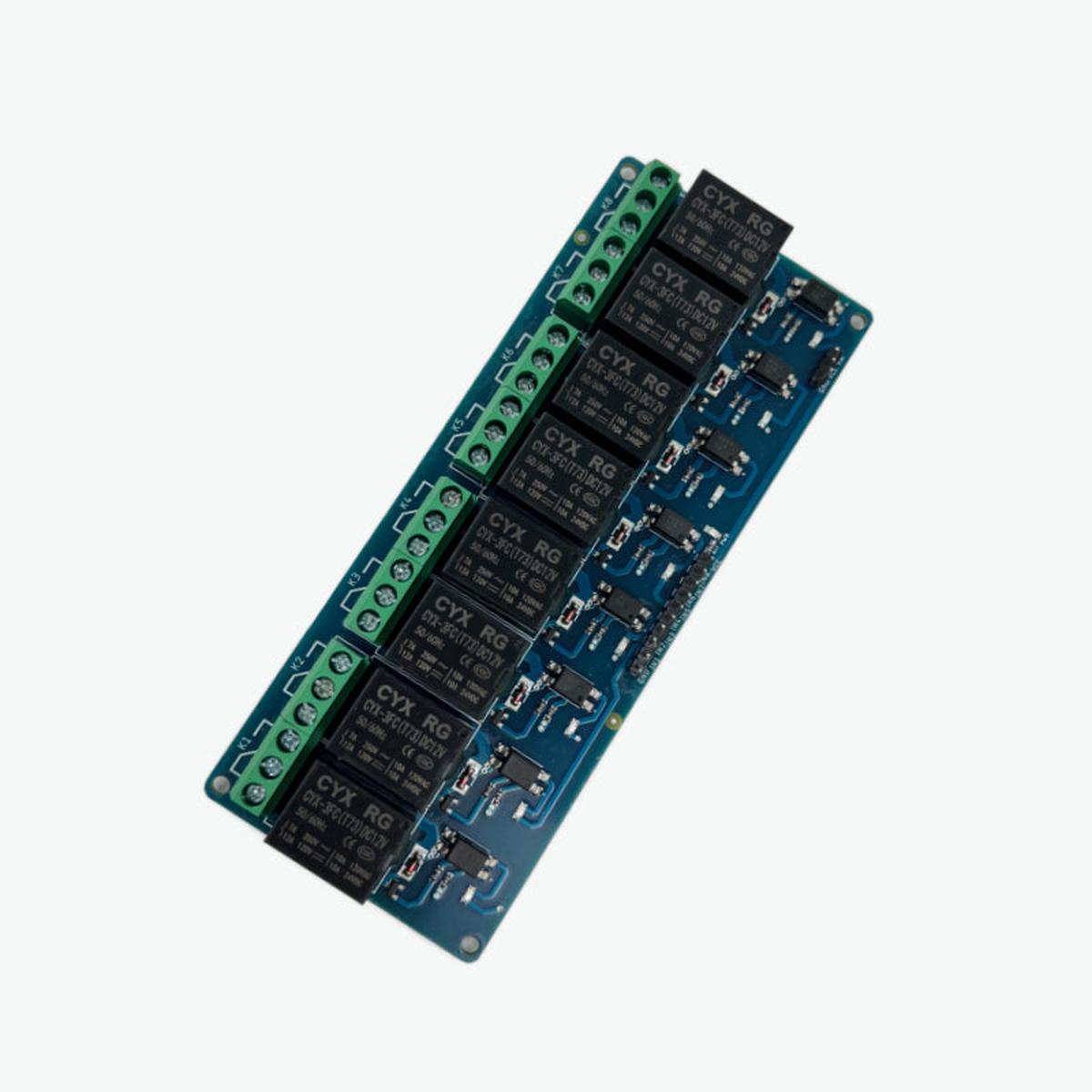 12V 8 Channel Relay Module with Optocoupler