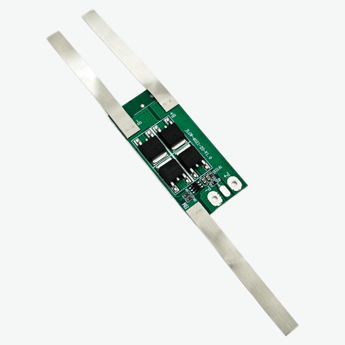 2S 10A LiFePO4 Battery Protection BMS Module with Nickel Strip for 3.2V Cells