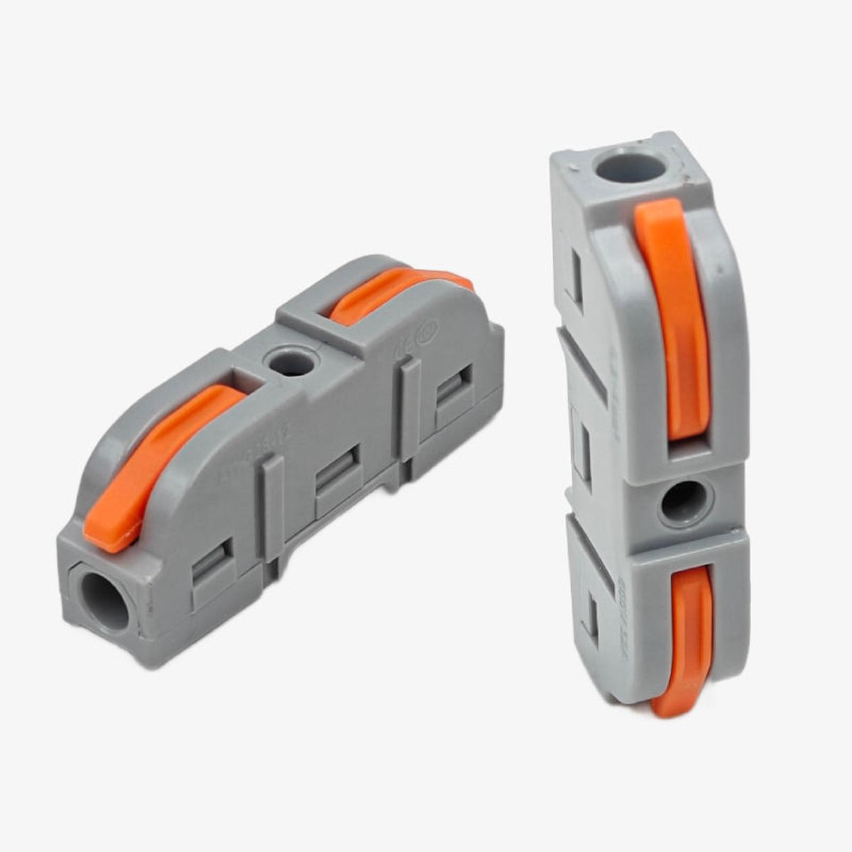 LT-211 (SPL-1) 0.082.5mm Single Pole Wire Connector Terminal Block with Spring Lock Lever for Cable Connection