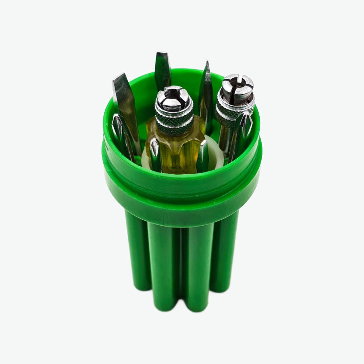 Screwdriver Set with Built-in Neon Bulb (Pack of 8)
