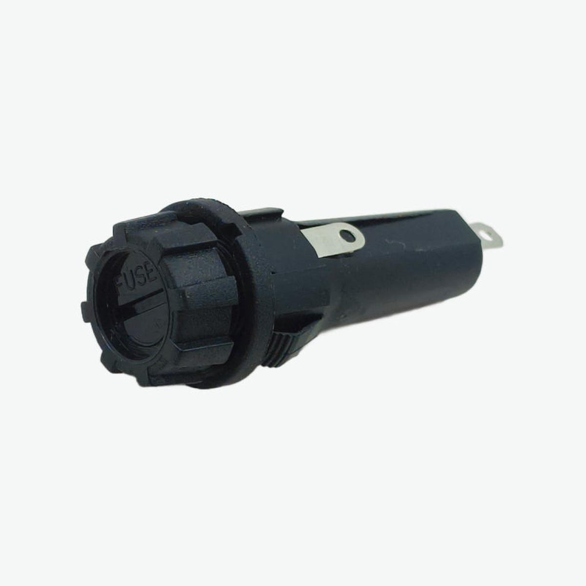 Snap-In Panel Mount Fuse Holder (6.332mm) - 10A 250V AC