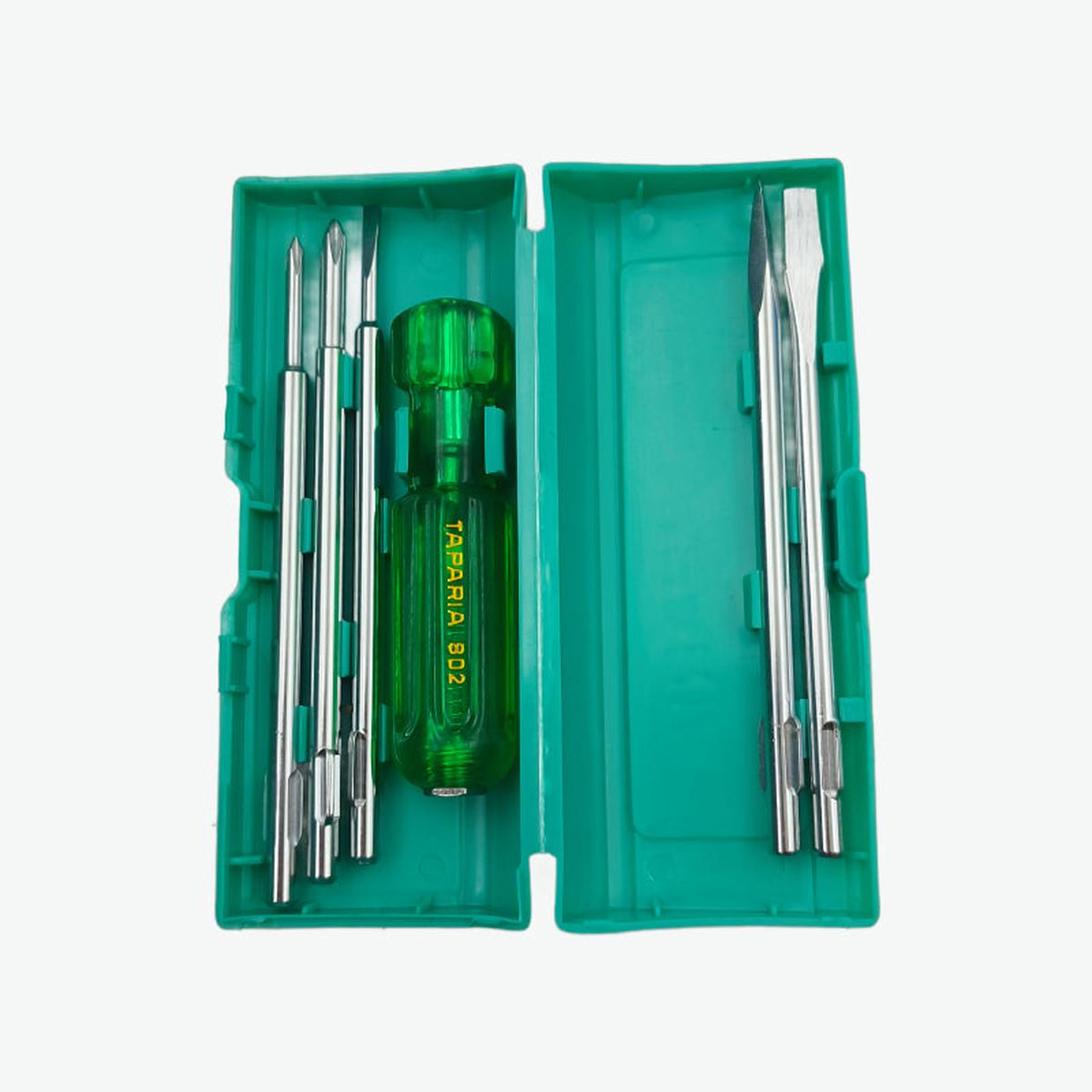 Taparia 802 Screwdriver Set with Built-in Neon Bulb