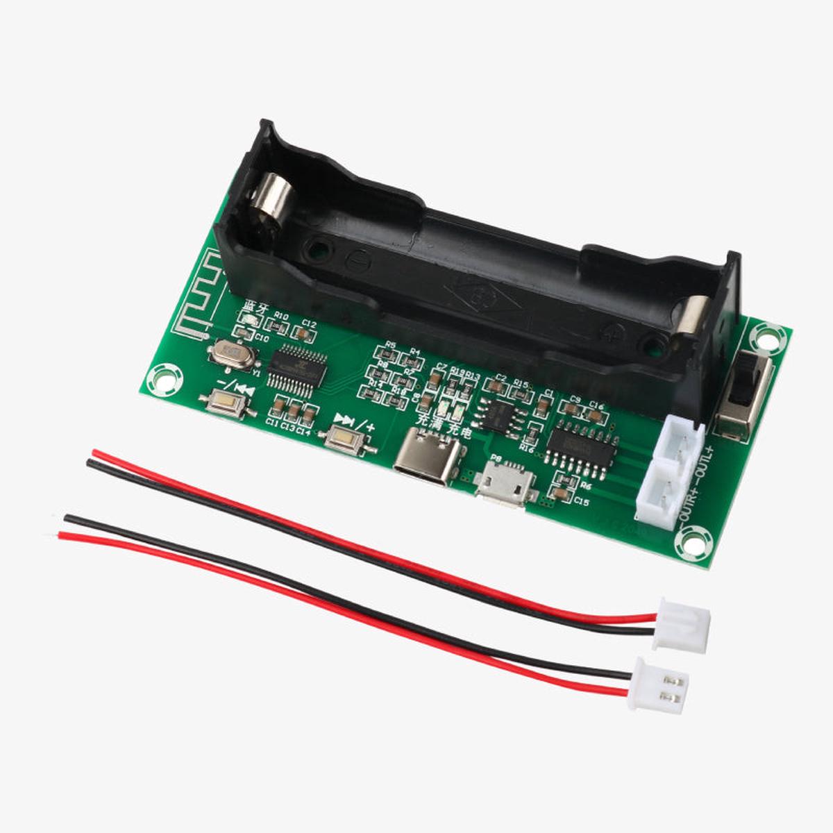 XH-A153 Bluetooth 5.0 Lithium Battery Holder Dual Channel 25W Stereo Class D Audio Amplifier Module