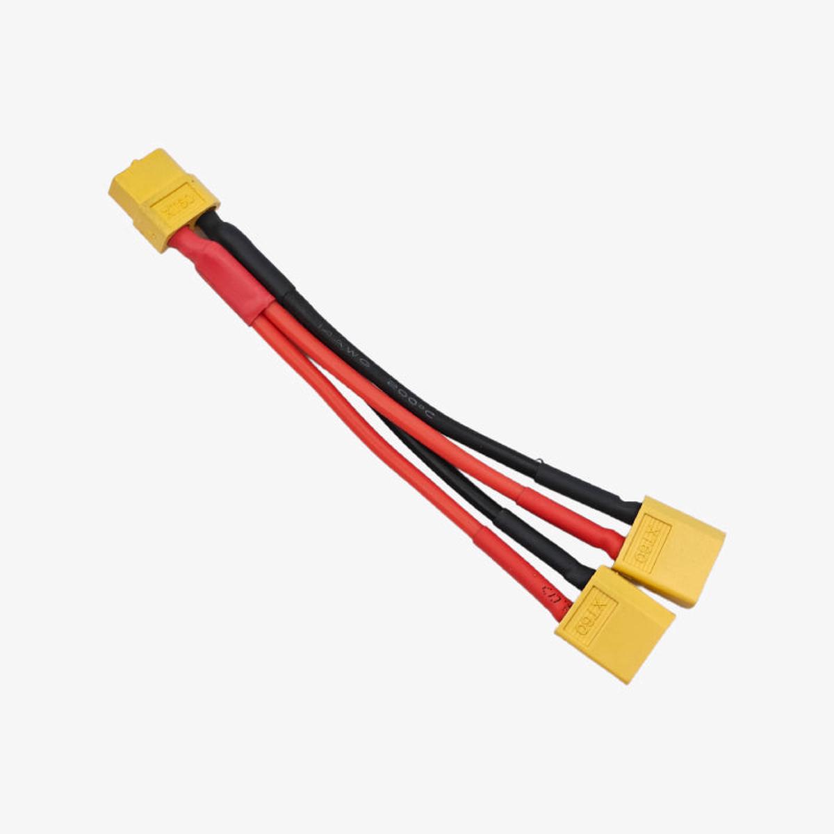 XT60 Connector 1 Female to 2 Male Parallel Connection Cable