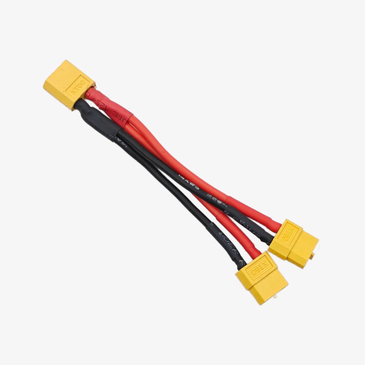 XT60 Connector 2 Female to 1 Male Parallel Connection Cable