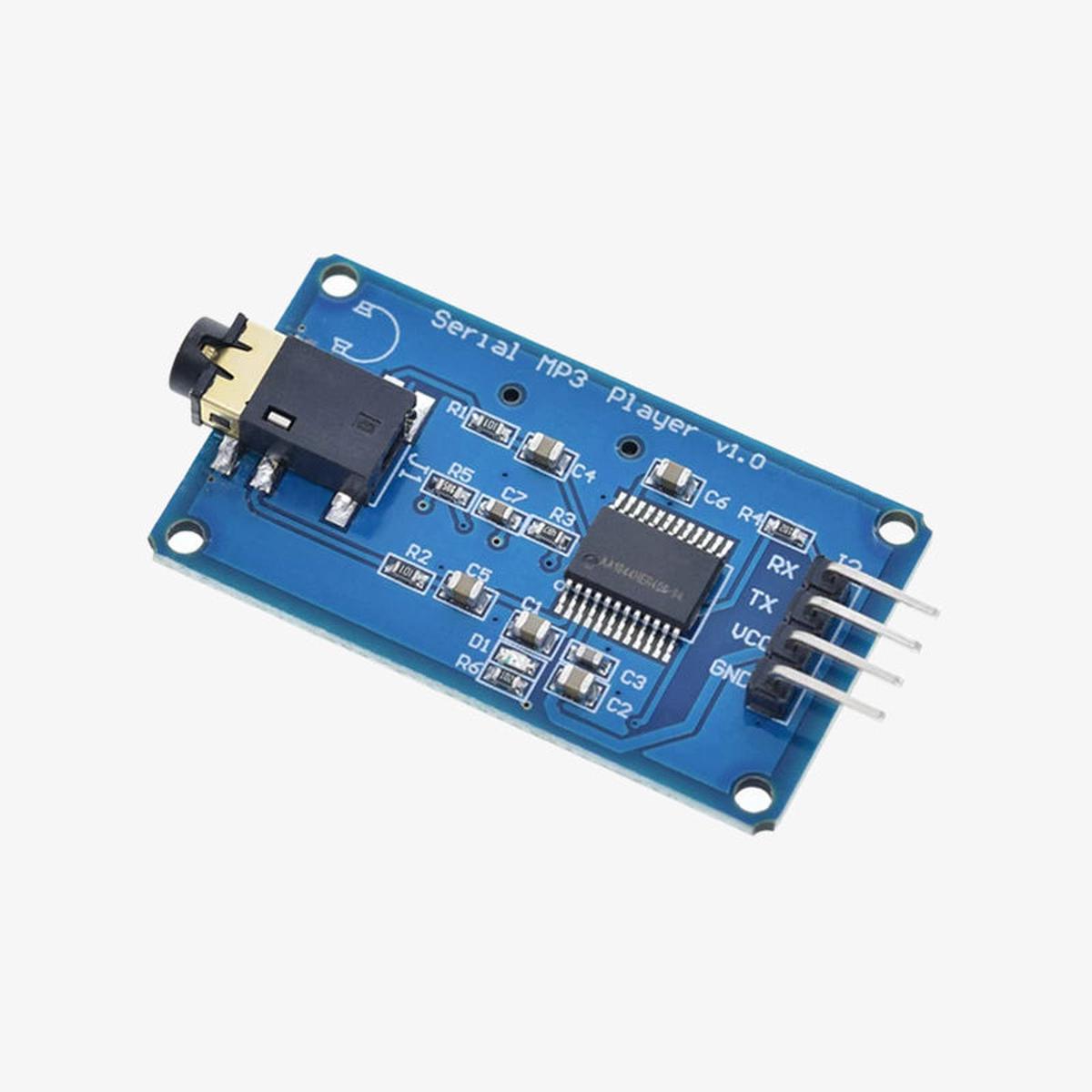 YX5300 MP3 Voice Player Serial Control Music Module with TF Card Slot