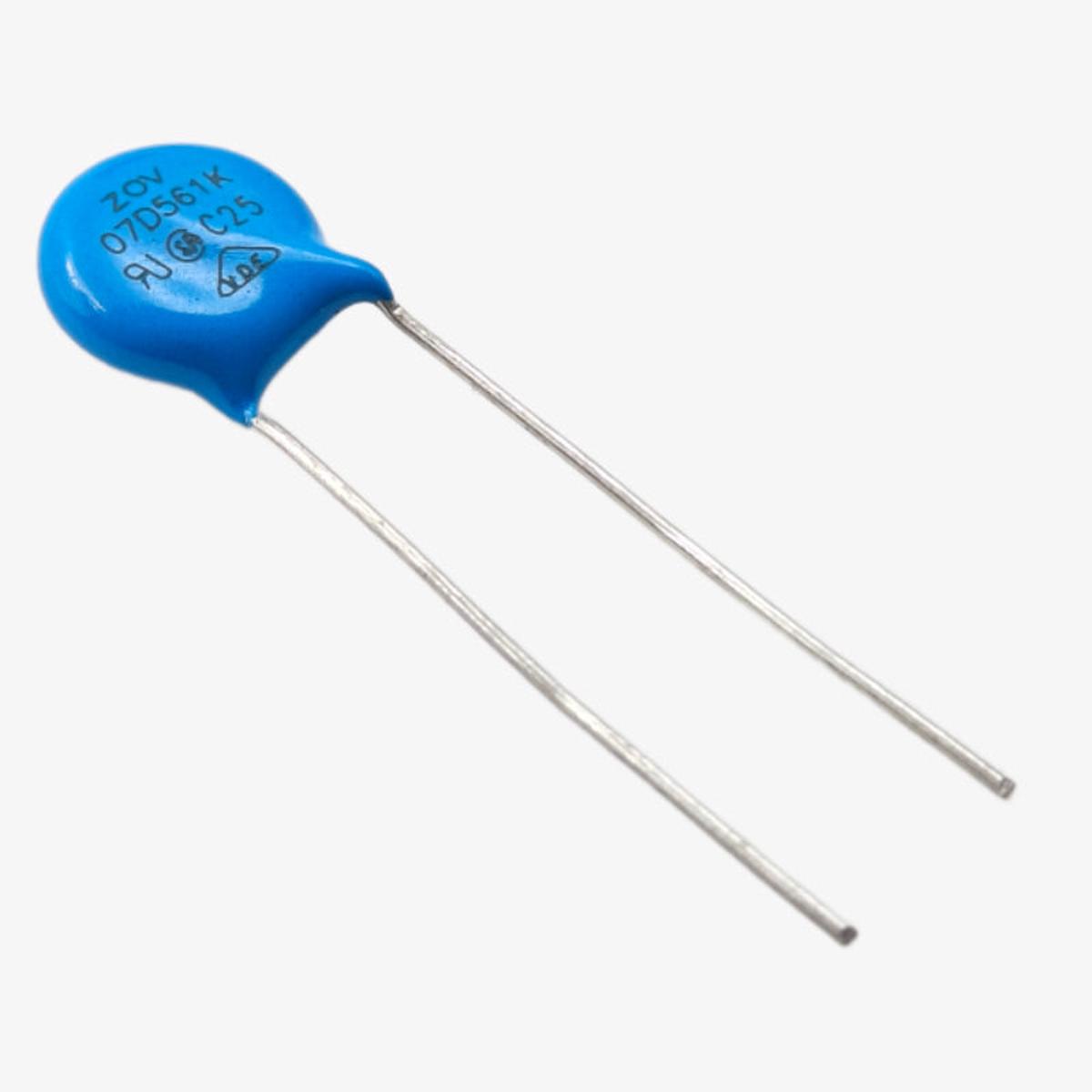 ZOV 07D561K 350V RMS 7mm Radial MOV Varistor