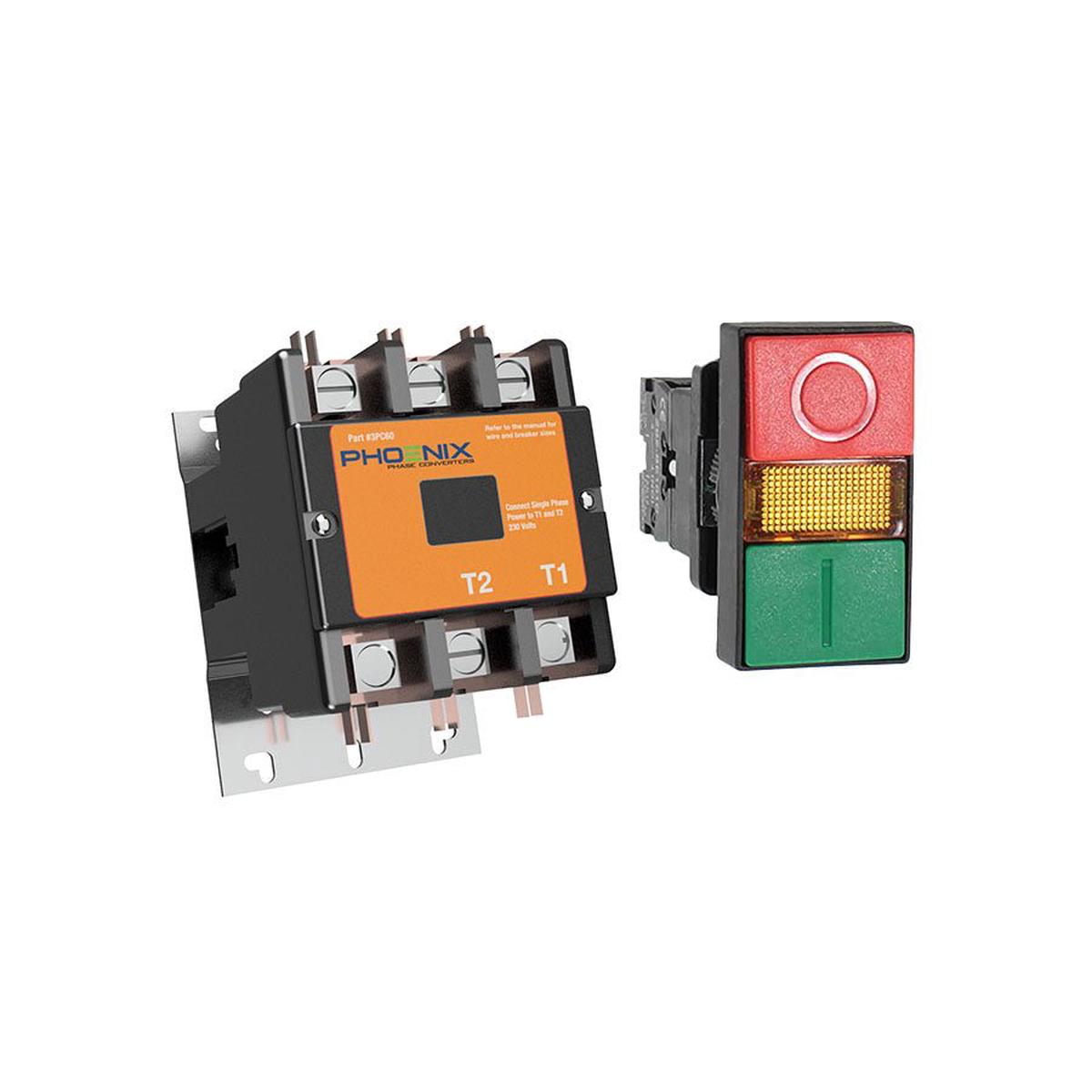 Start and Stop Button Kit - Pre-wired 75 AMP