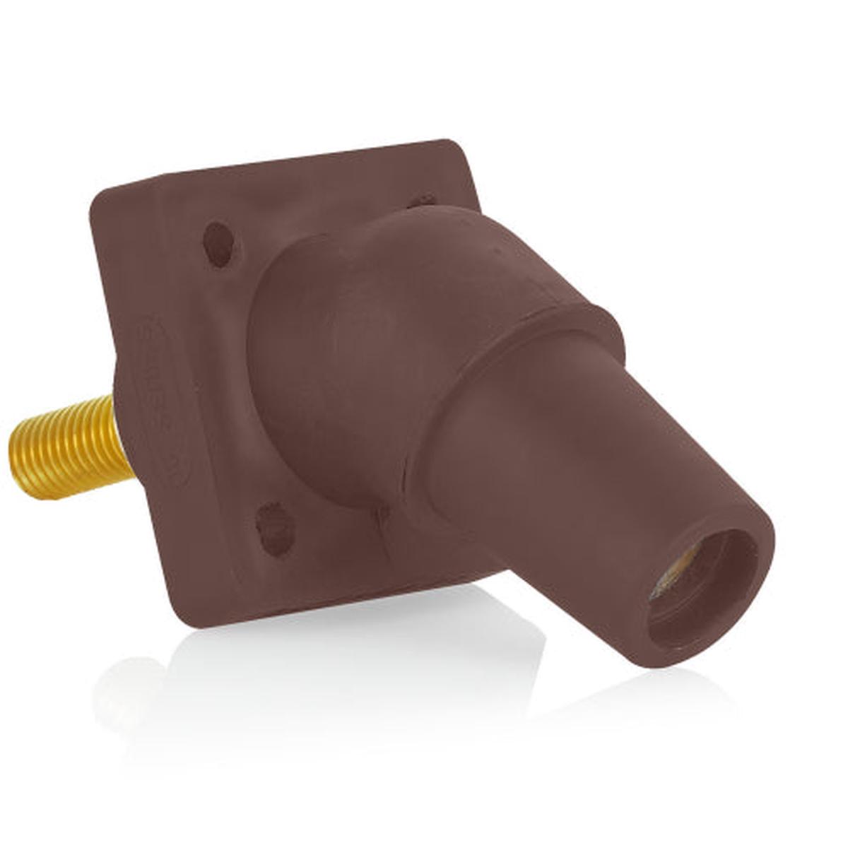Leviton Threaded Post 45 Degree Series 16 Panel Mount Camlocks, #2  4/0 AWG