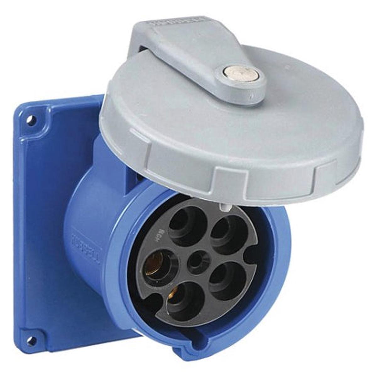 100A 3-Phase 5 Wire Pin and Sleeve Female Receptacle  120/208V AC