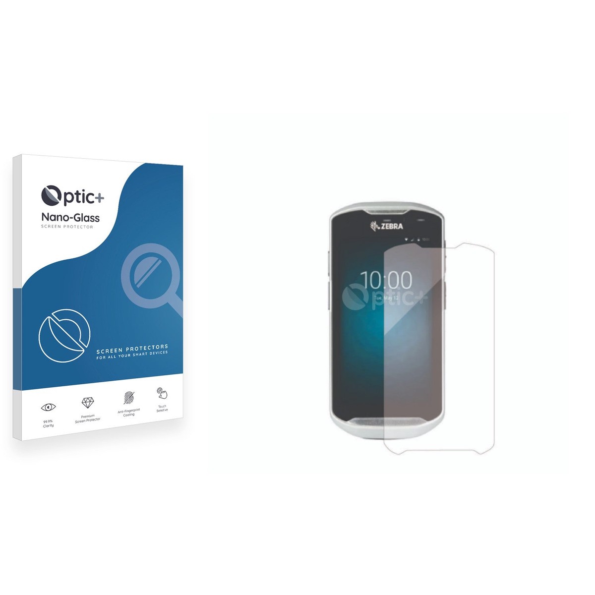 Optic Nano Glass Screen Protector for Zebra TC56