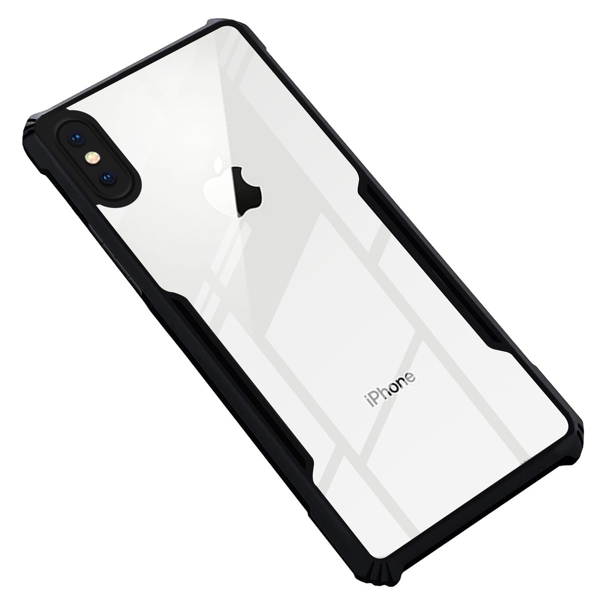 Premium Acrylic Transparent Back Cover for Apple iPhone X