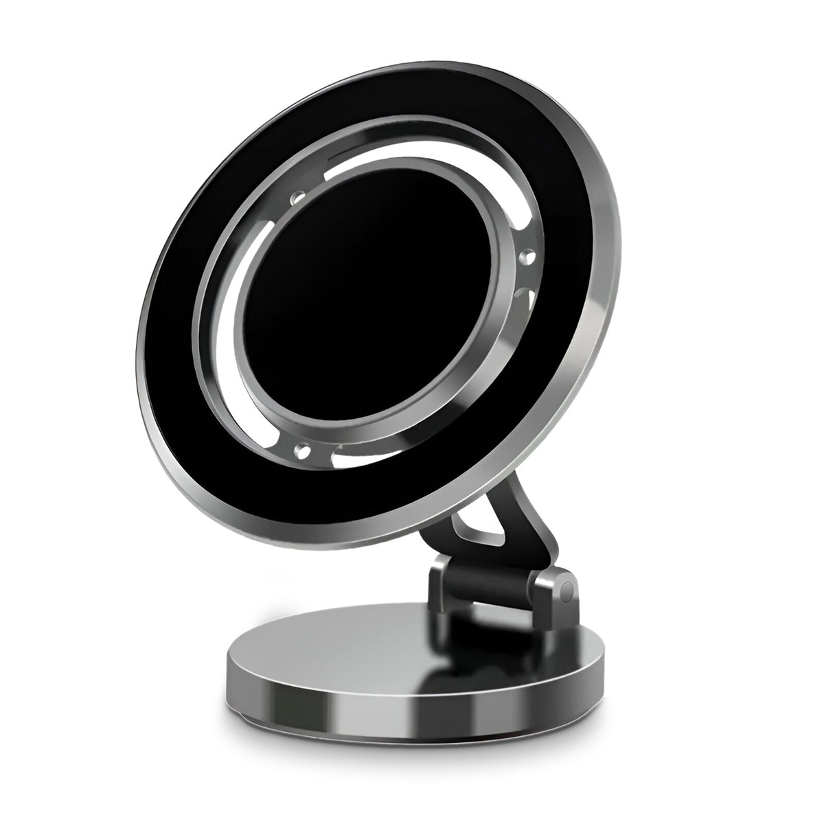 360 Adjustable Magnetic Mobile Stand with Adhesive Base for Cars Compatible with Smartphones