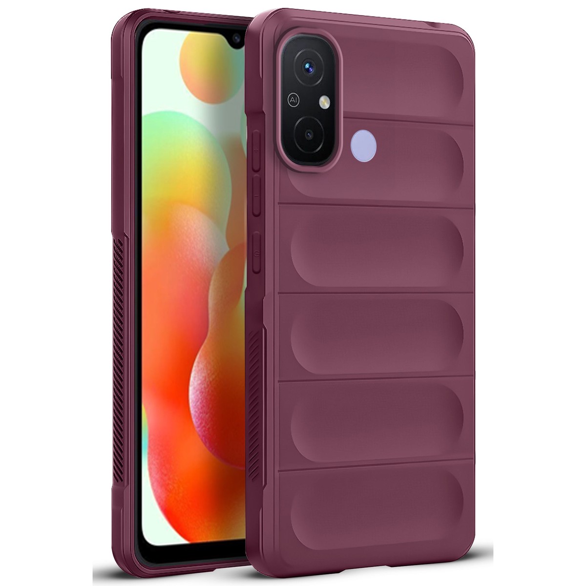 Soft Silicone Comfort Grip Back Cover Case For Redmi 12C