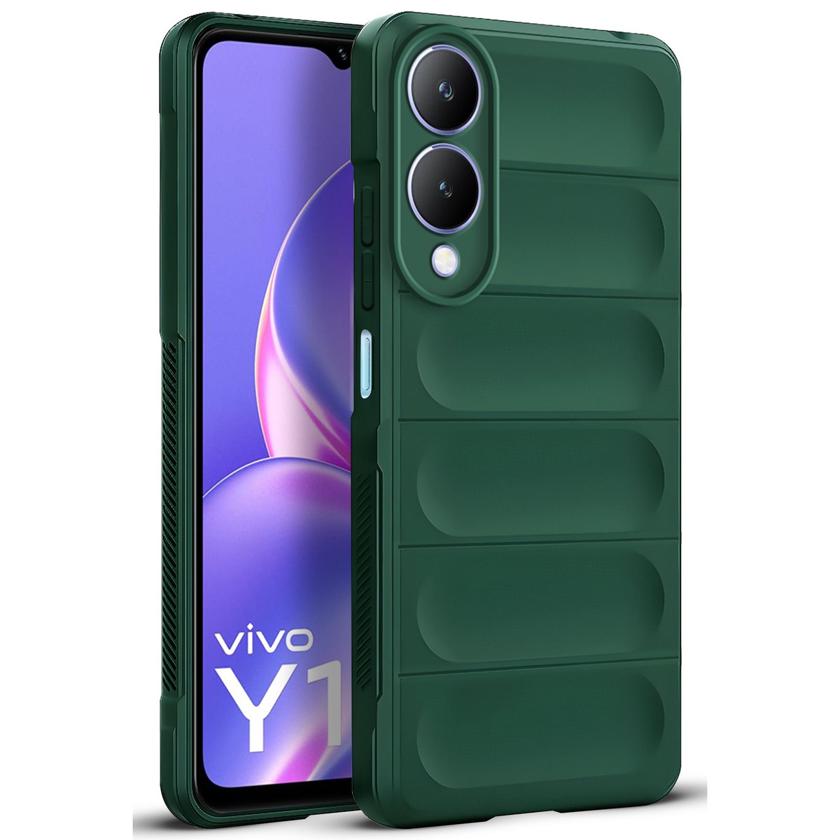 Soft Silicone Comfort Grip Back Cover Case For Vivo Y17s