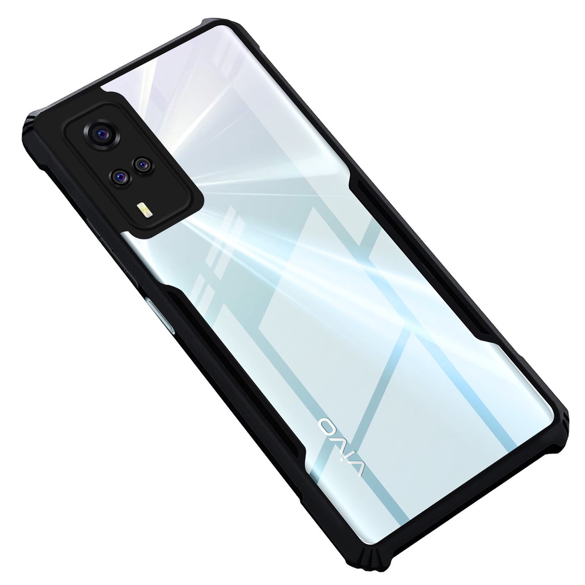 Premium Acrylic Transparent Back Cover for Vivo Y51 2020