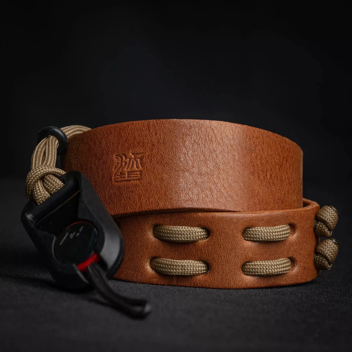 Parashooter Camera Neck Strap 003 Brown Khaki