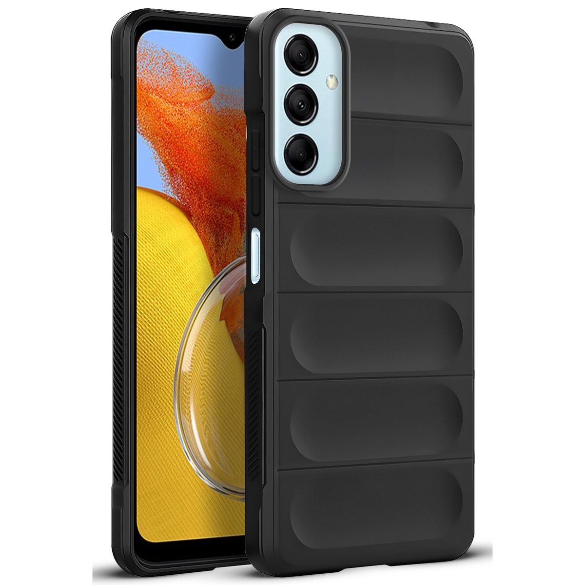 Soft Silicone Comfort Grip Back Cover Case For Samsung M14 5G