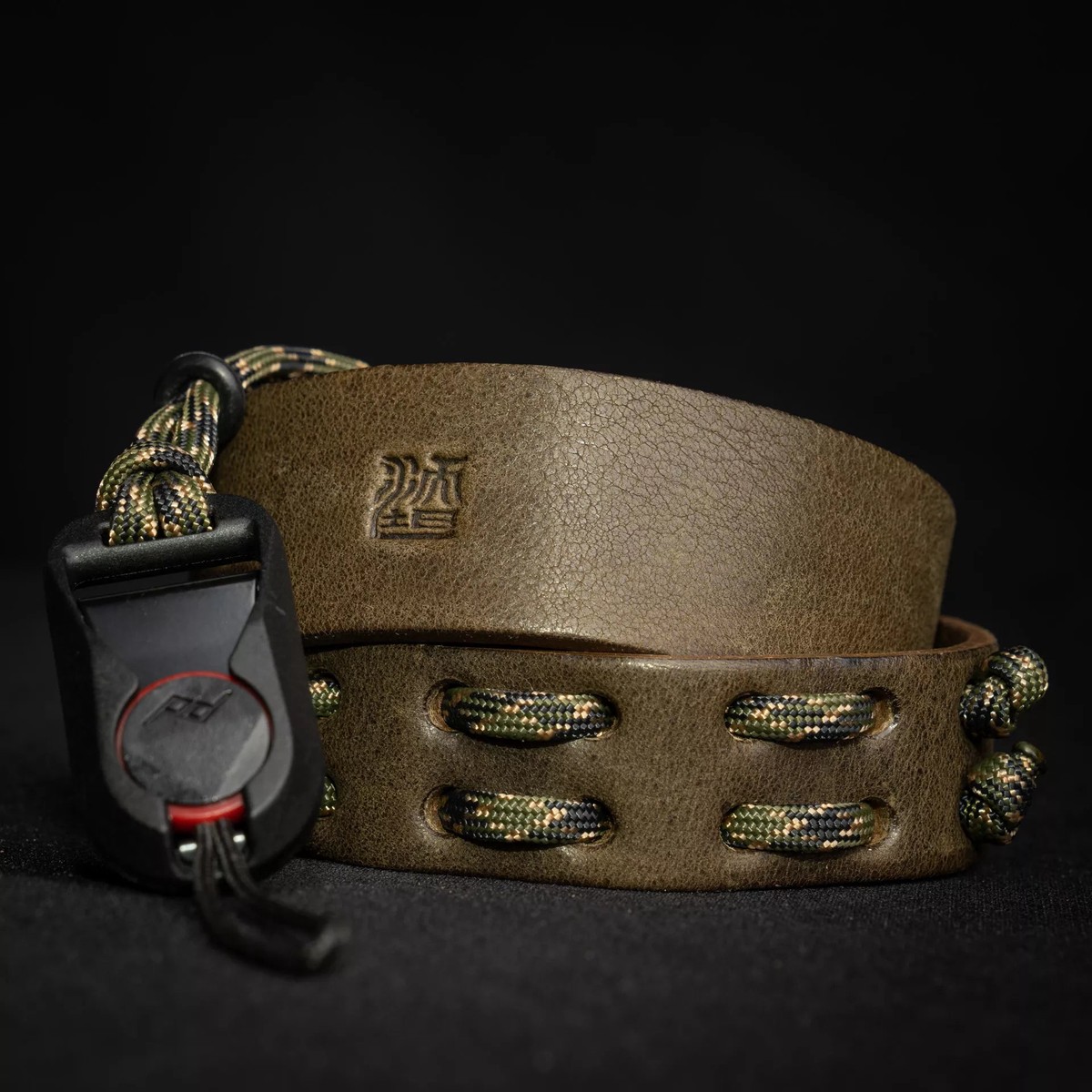 Parashooter Camera Neck Strap 009 Olive Camo