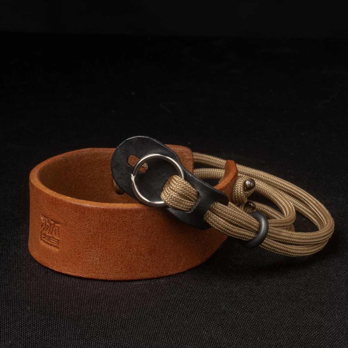 Parashooter Wrist Strap 003 Brown Khaki