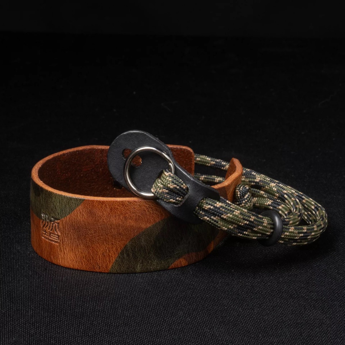 Parashooter Wrist Strap 010 Woodland Camo