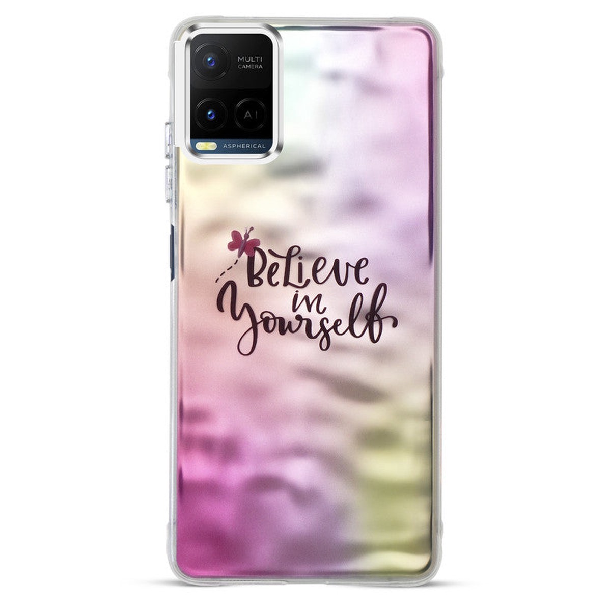 Wrinkle Artistic Wave Printed Phone Case For Vivo Y21 2021