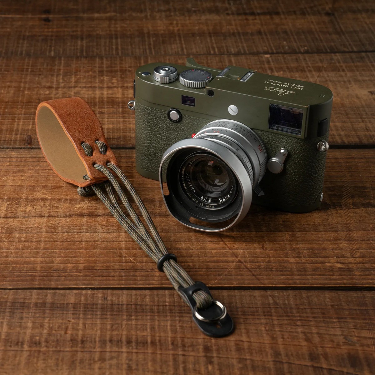 Parashooter Wrist Strap 005 Brown Dark Camo