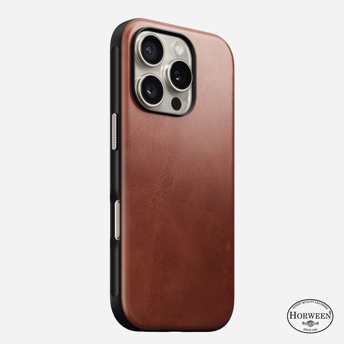Modern Leather Case for iPhone 16 Series Horween