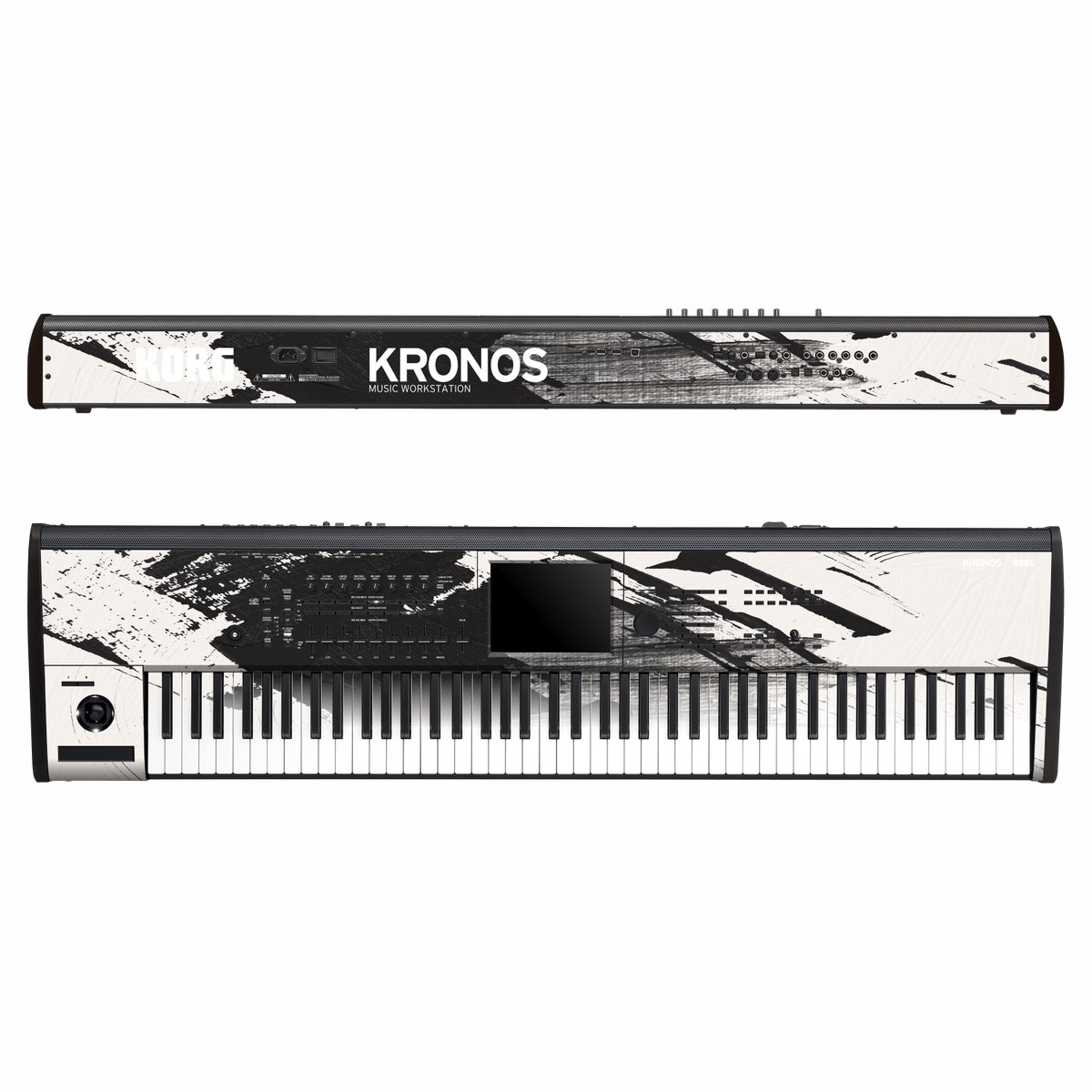 KORG Kronos 2 Music Workstation (88 keys) SIGNATURE Black White Madness Skin