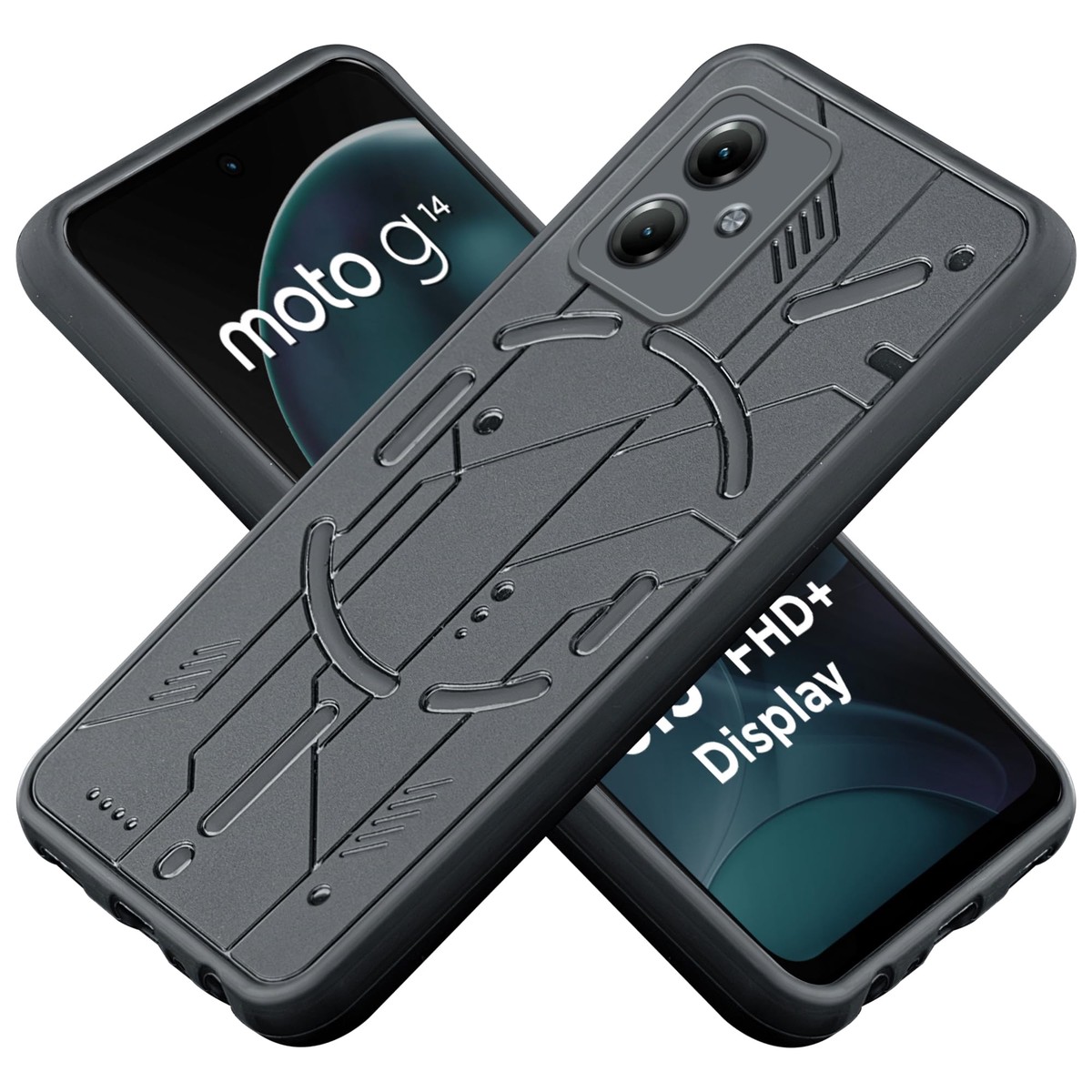 Soft Silicone Back Case Cover for Motorola Moto G14
