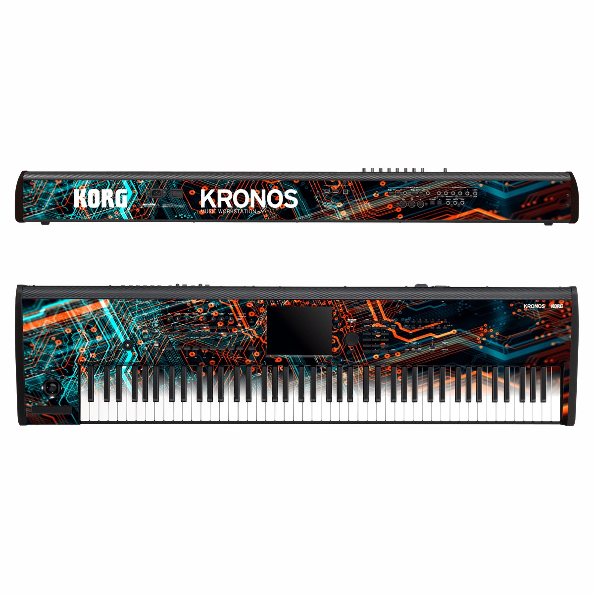 KORG Kronos 2 Music Workstation (88 keys) SIGNATURE NEON PCB Board Skin