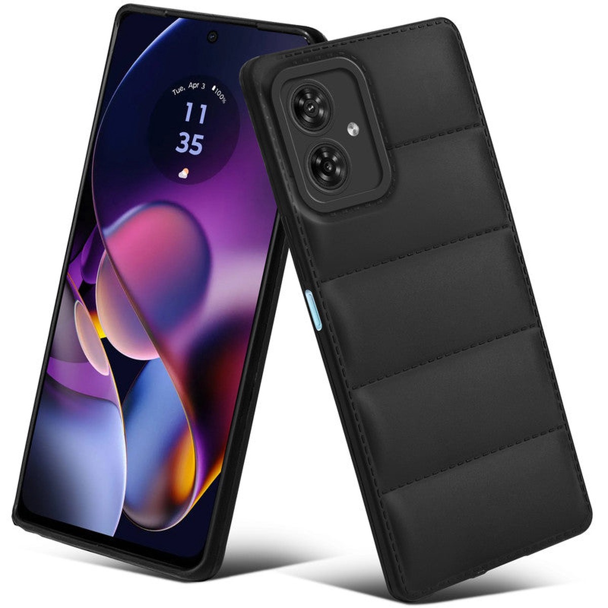 Soft Silicone Comfort Grip Back Cover Case For Motorola G54 5G