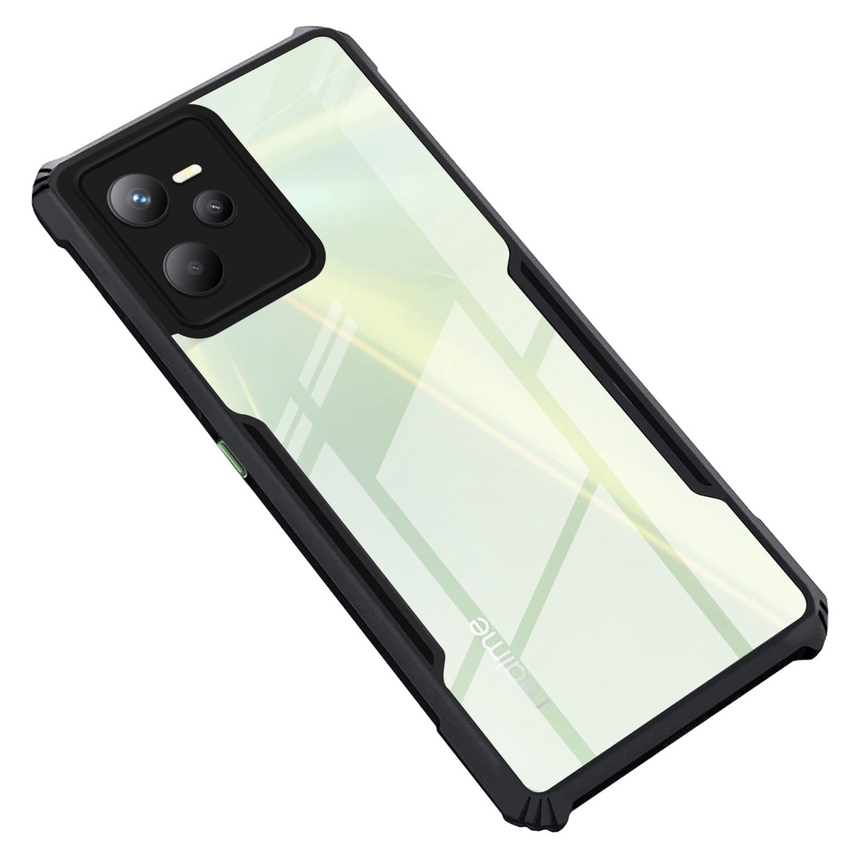 Premium Acrylic Transparent Back Cover for Realme C35