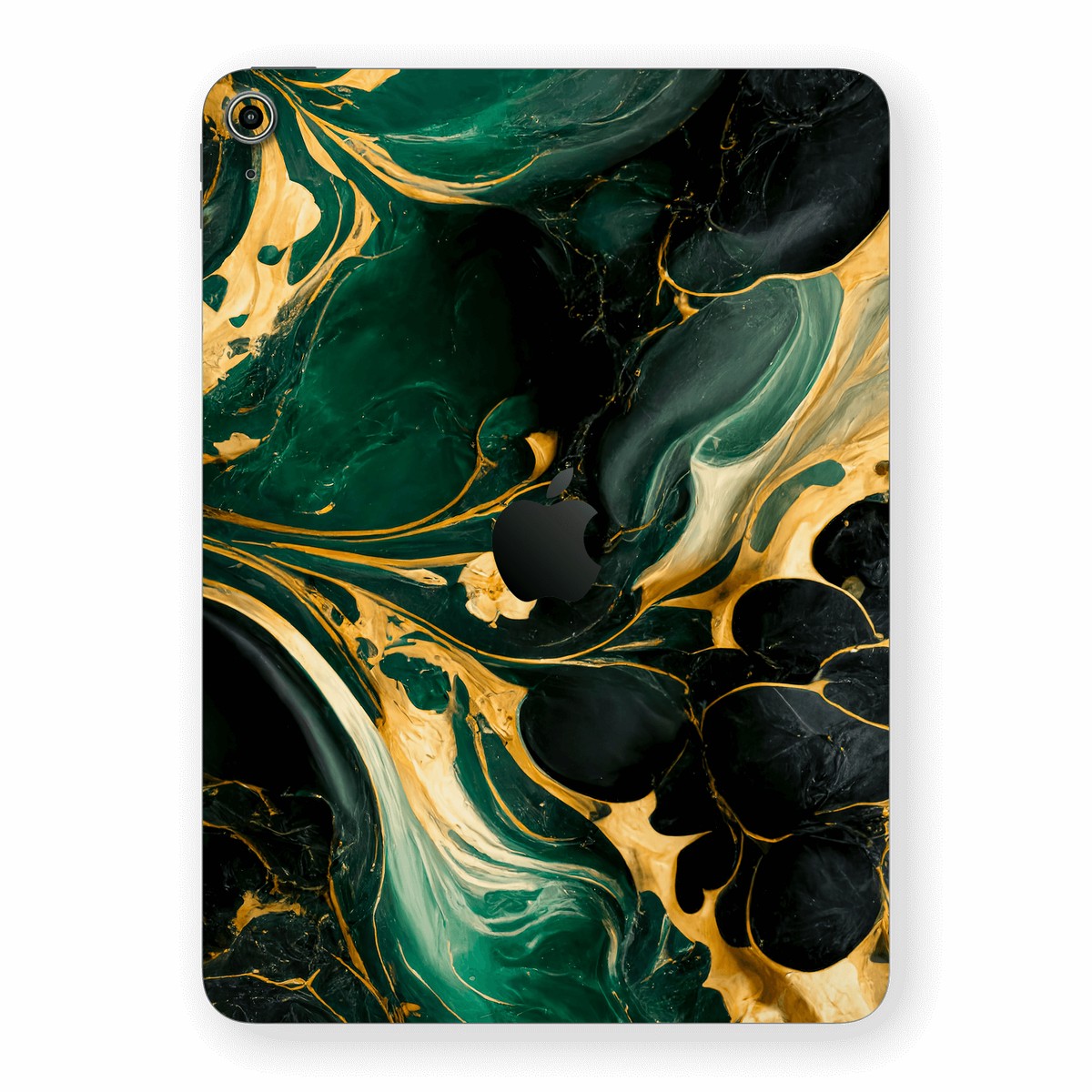 iPad 109 (10th Gen 2022) SIGNATURE AGATE GEODE Royal Green-Gold Skin