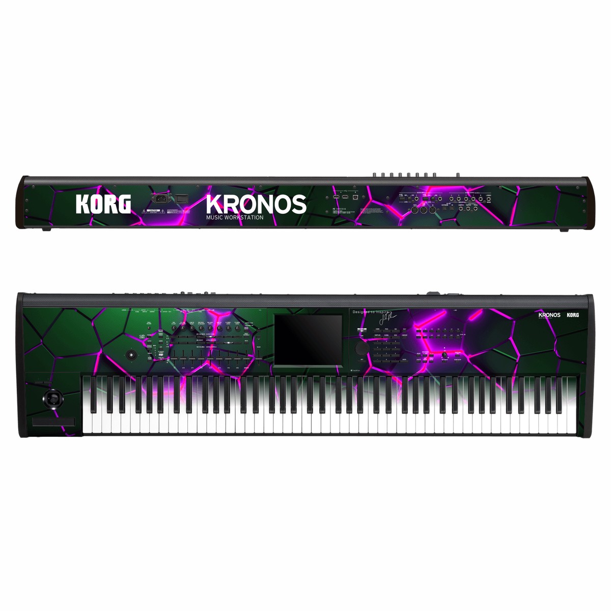 KORG Kronos 2 Music Workstation (88 keys) Jordan Rudess - Purple Core Skin