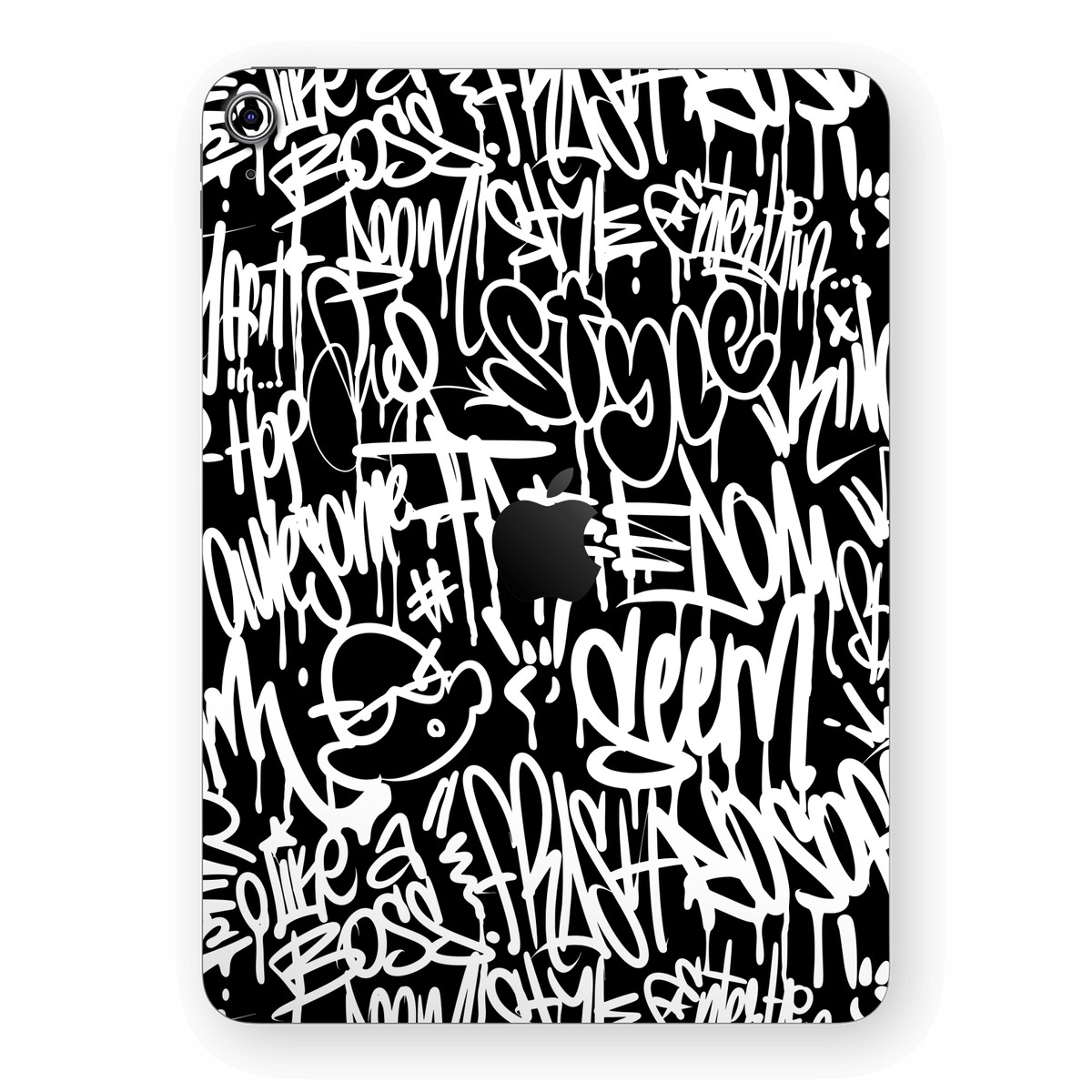 iPad 109 (10th Gen 2022) SIGNATURE Monochrome Graffiti Skin