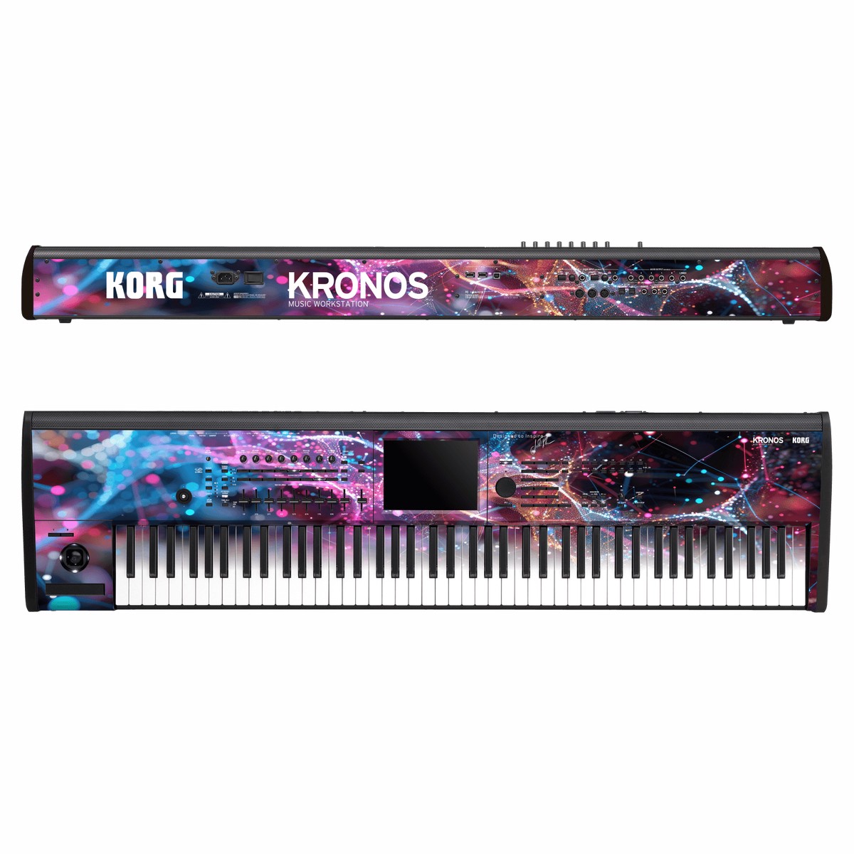 KORG Kronos 2 Music Workstation (88 keys) Jordan Rudess - Ethereal Waves Skin