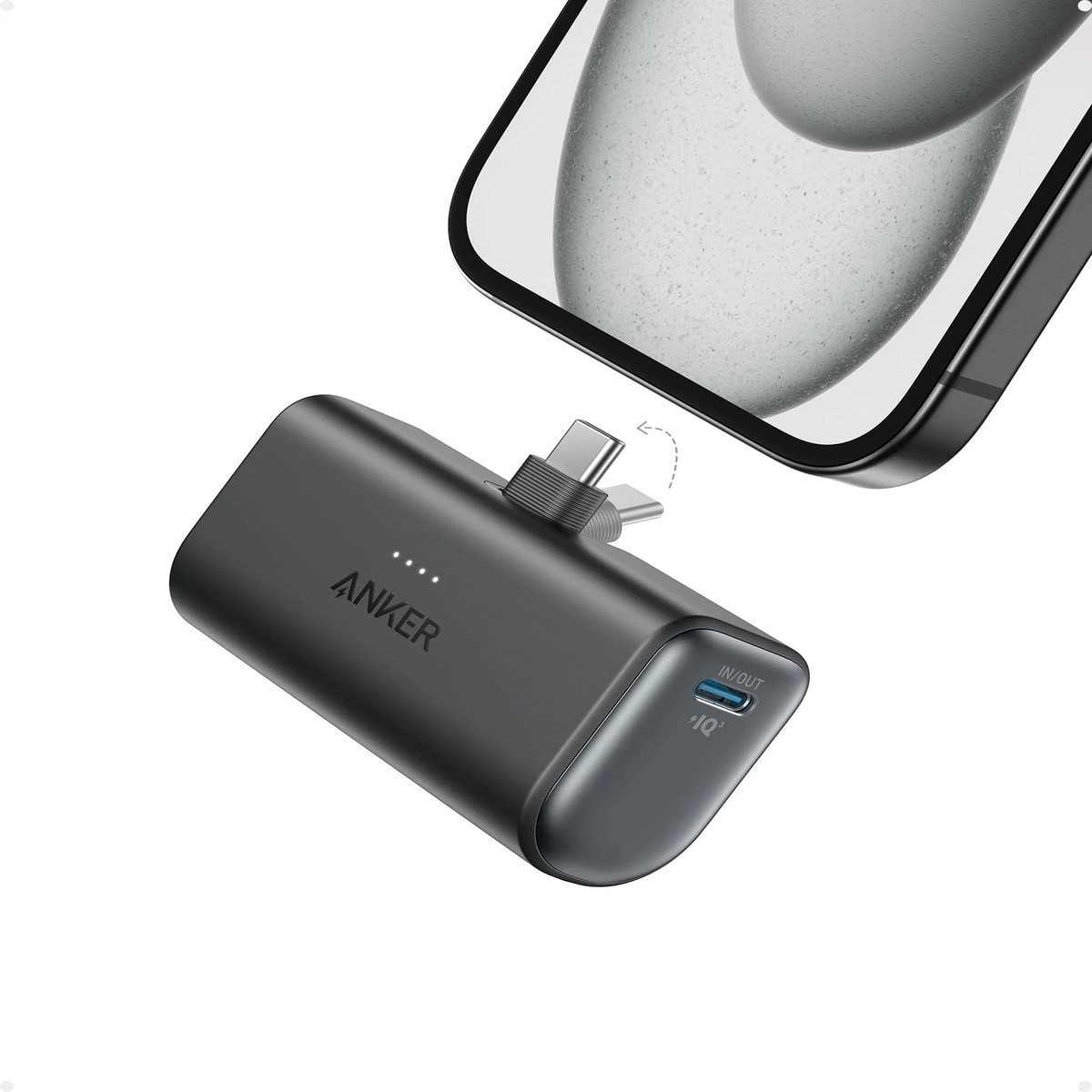 Nano Power Bank (225W Built-In USB-C Connector)