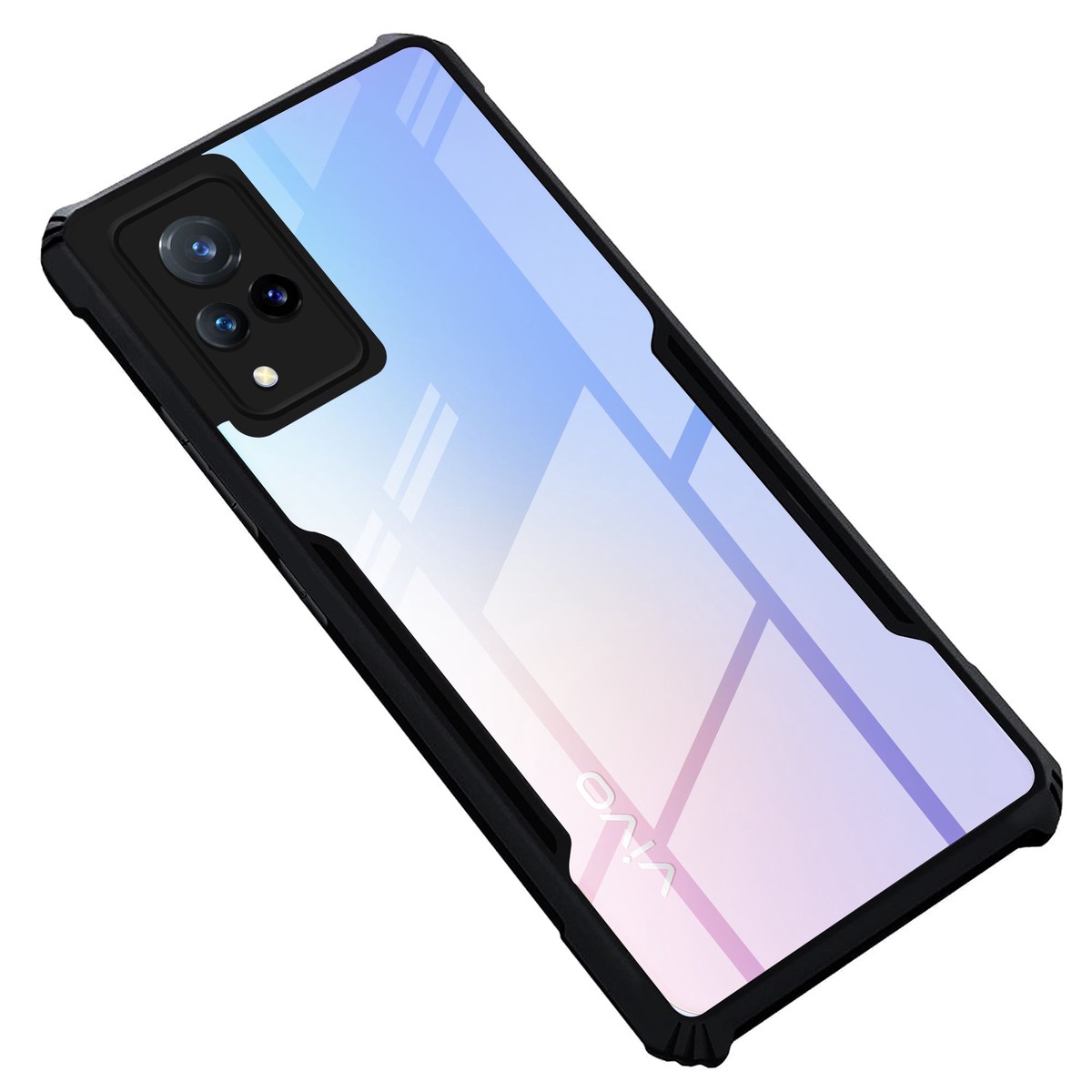Premium Acrylic Transparent Back Cover for Vivo V21 5G