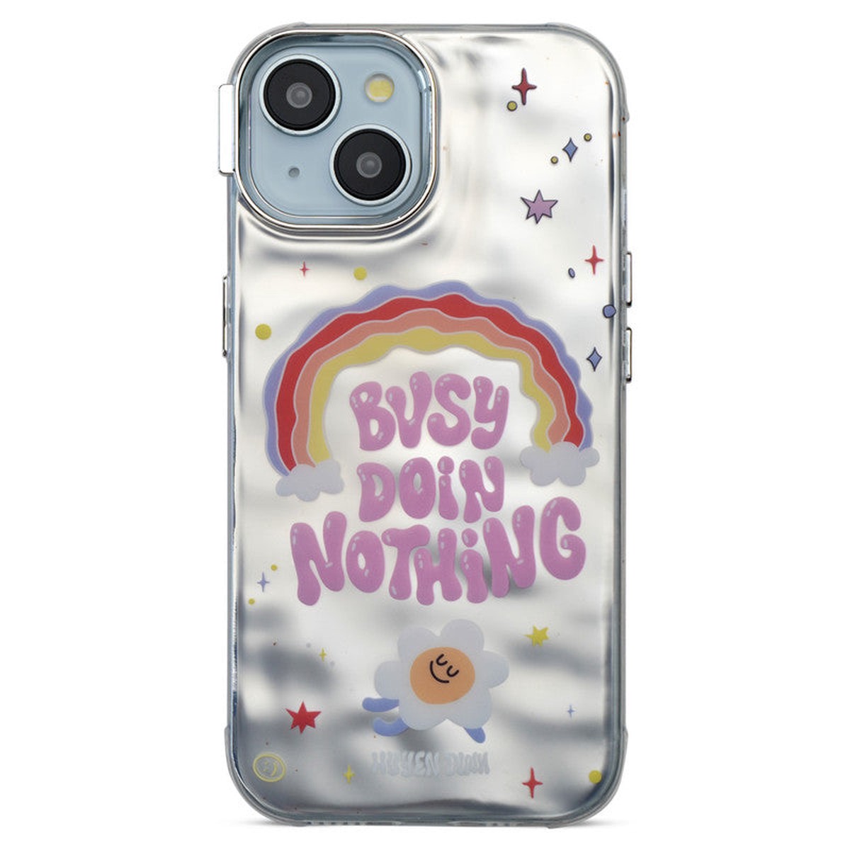 Wrinkle Artistic Wave Printed Phone Case For Apple iPhone 15 Plus