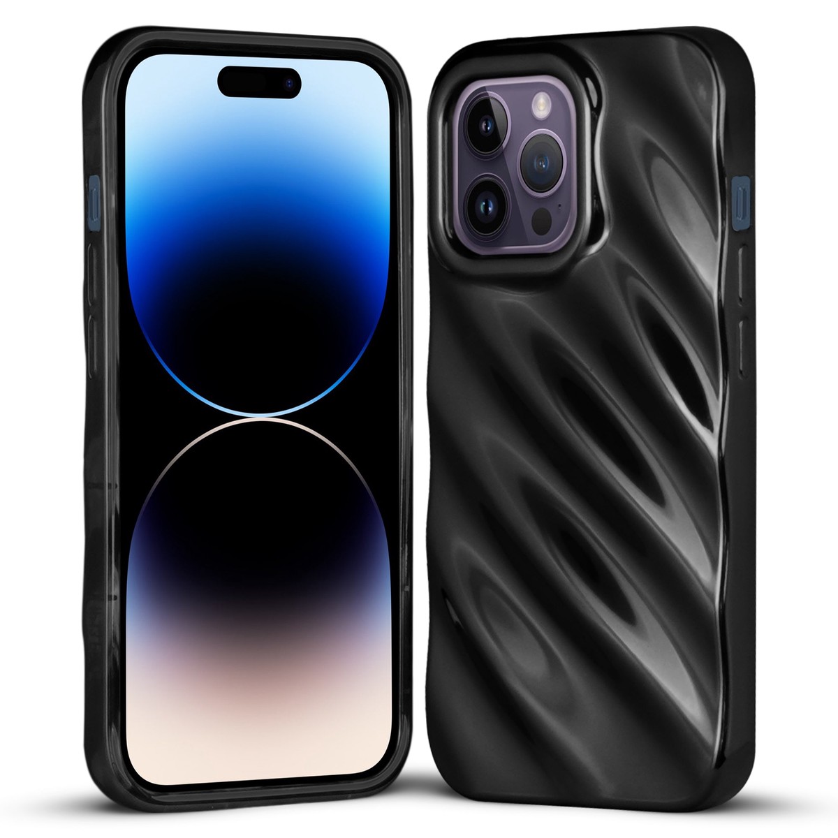 Wave Shiny Back Case for Apple iPhone 14 Pro Max
