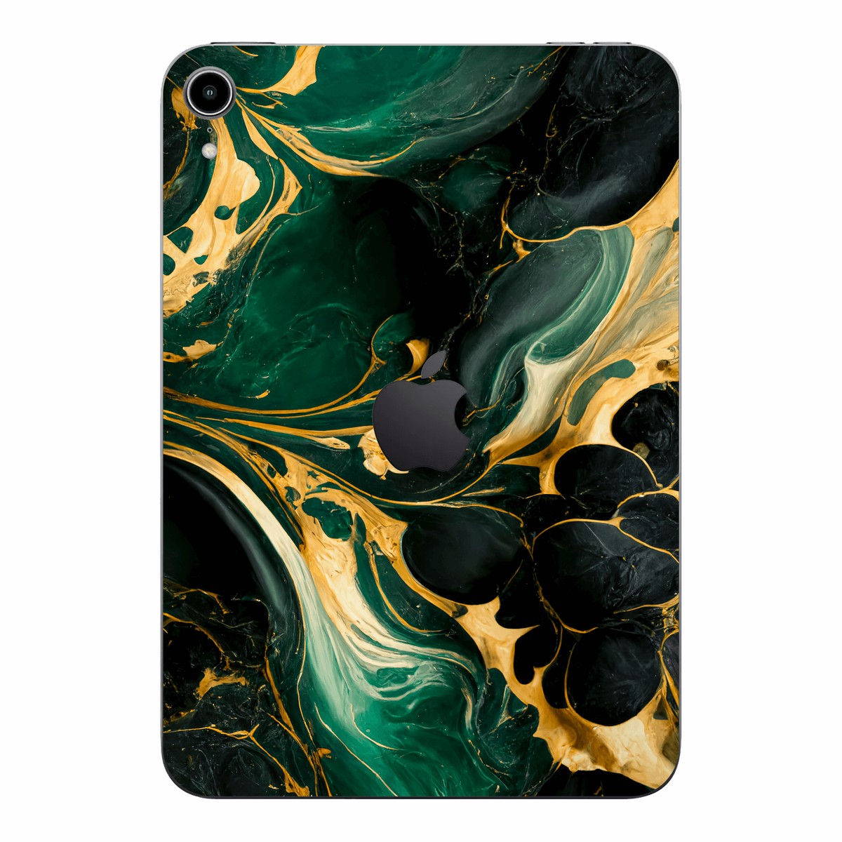 iPad mini 7 SIGNATURE AGATE GEODE Royal Green-Gold Skin