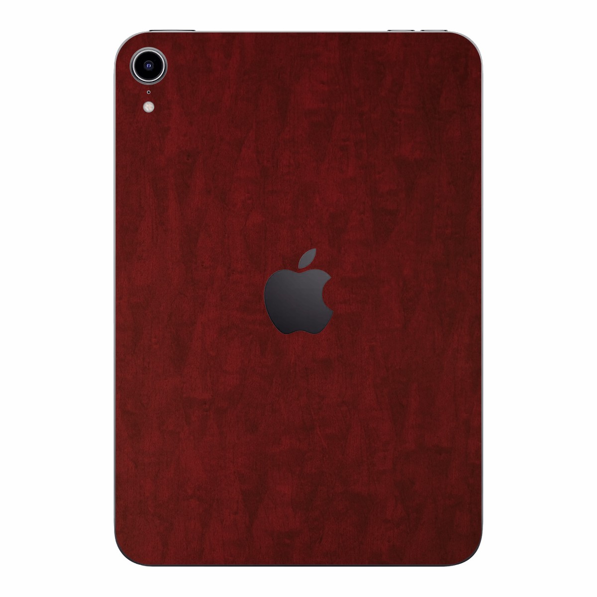 iPad mini 7 LUXURIA Scarlet Satin Wood Skin