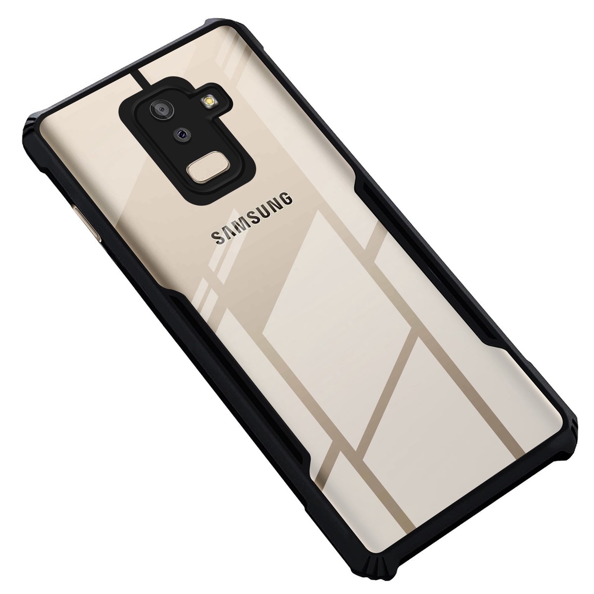 Premium Acrylic Transparent Back Cover for Samsung J8 2018