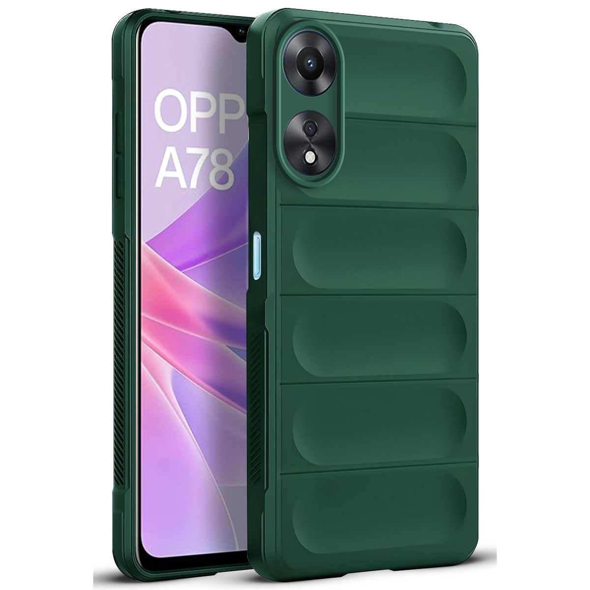 Soft Silicone Comfort Grip Back Cover Case For Oppo A78 5G