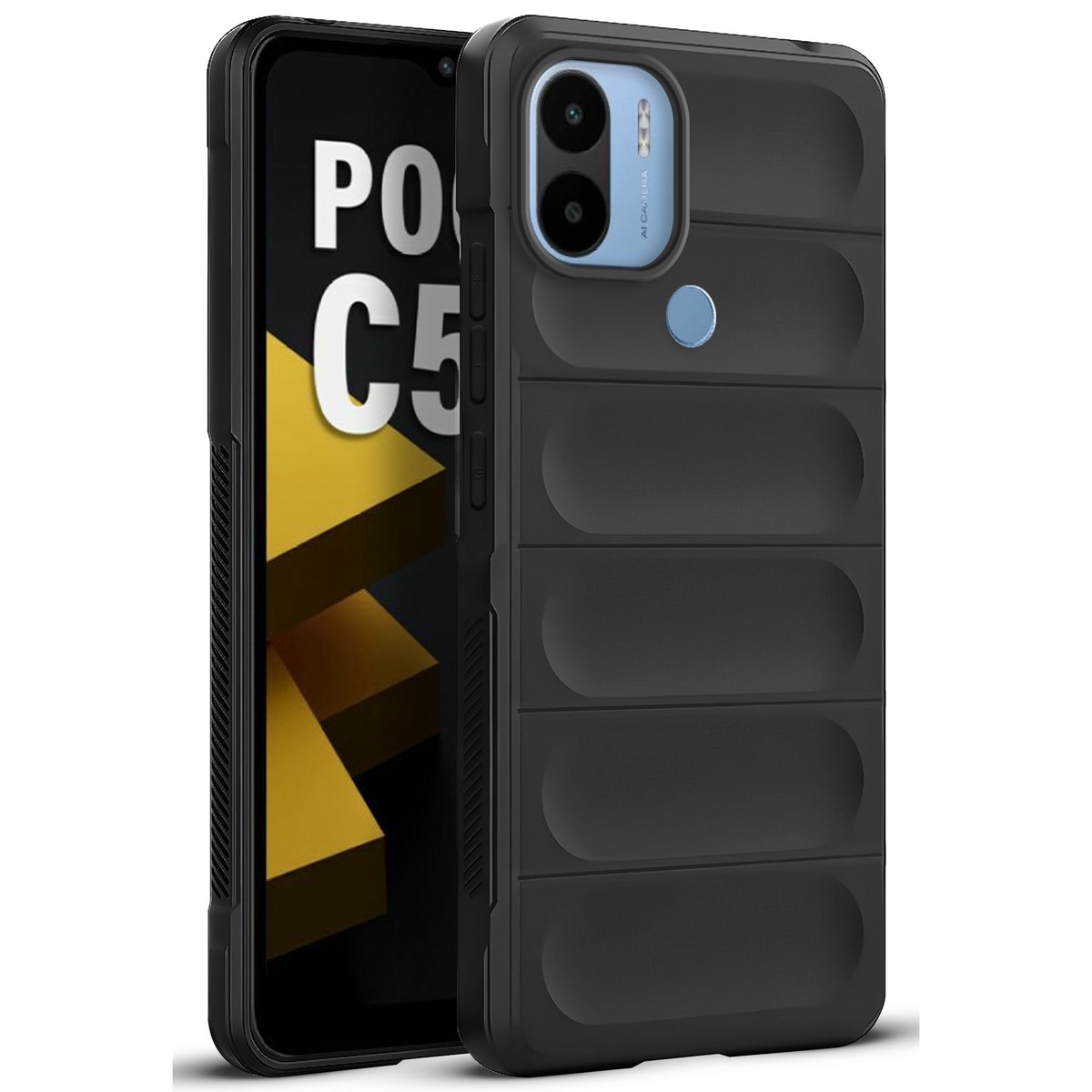 Soft Silicone Comfort Grip Back Cover Case For Poco C50
