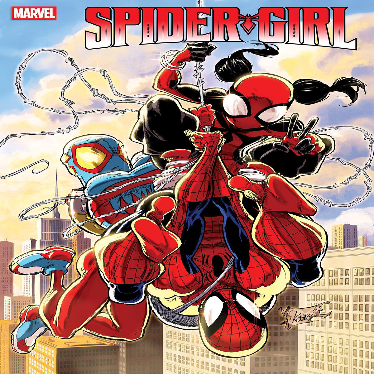 Spider-Girl 1 Kaare Andrews Foil Variant Vol 3 (2025) Marvel Comics